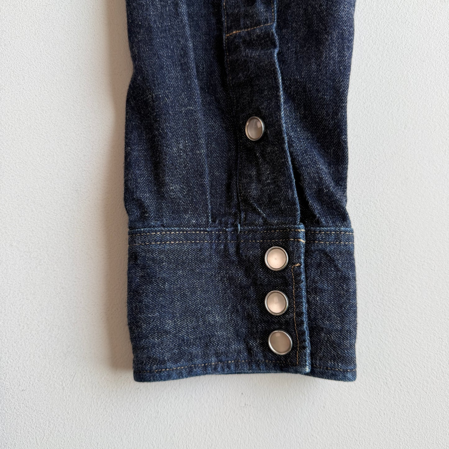 RRL Ralph Lauren (M) Denim Indigo Pearl Snap Western Shirt