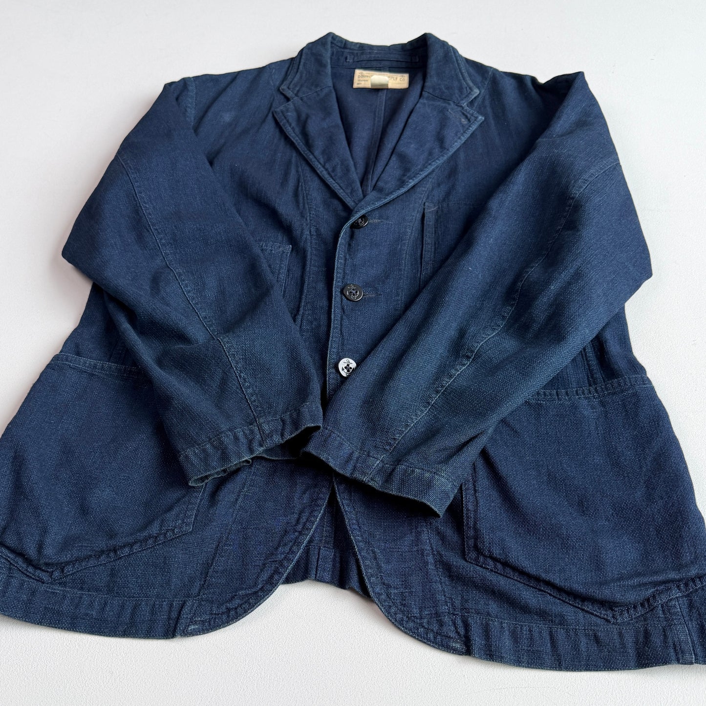 RRL Ralph Lauren (M) Indigo Dyed Cotton Naval Sport Chore Coat