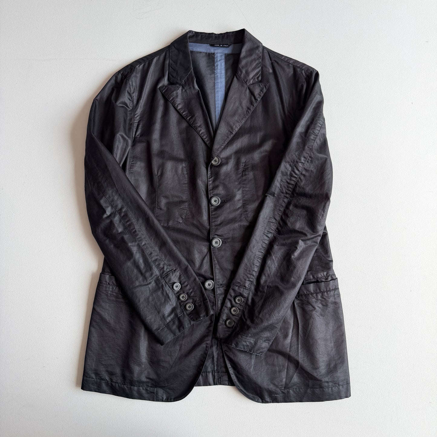 Giorgio Armani (50IT) Cotton/Silk Chintz Gloss Finish 4-Button Sport Coat