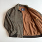 VNTG Burberry (46R) Tweed Wool Raglan Sleeve Brown Jacket
