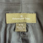 Ermenegildo Zegna (S / 48IT) 100% Wool Herringbone Charcoal Car Coat