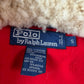 VNTG Polo Ralph Lauren (S) Shearling Collar Denim Flannel Lined Bomber Jacket