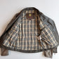 Belstaff Gold Label (L) Taupe Leather Belted Asymmetrical Zip Jacket
