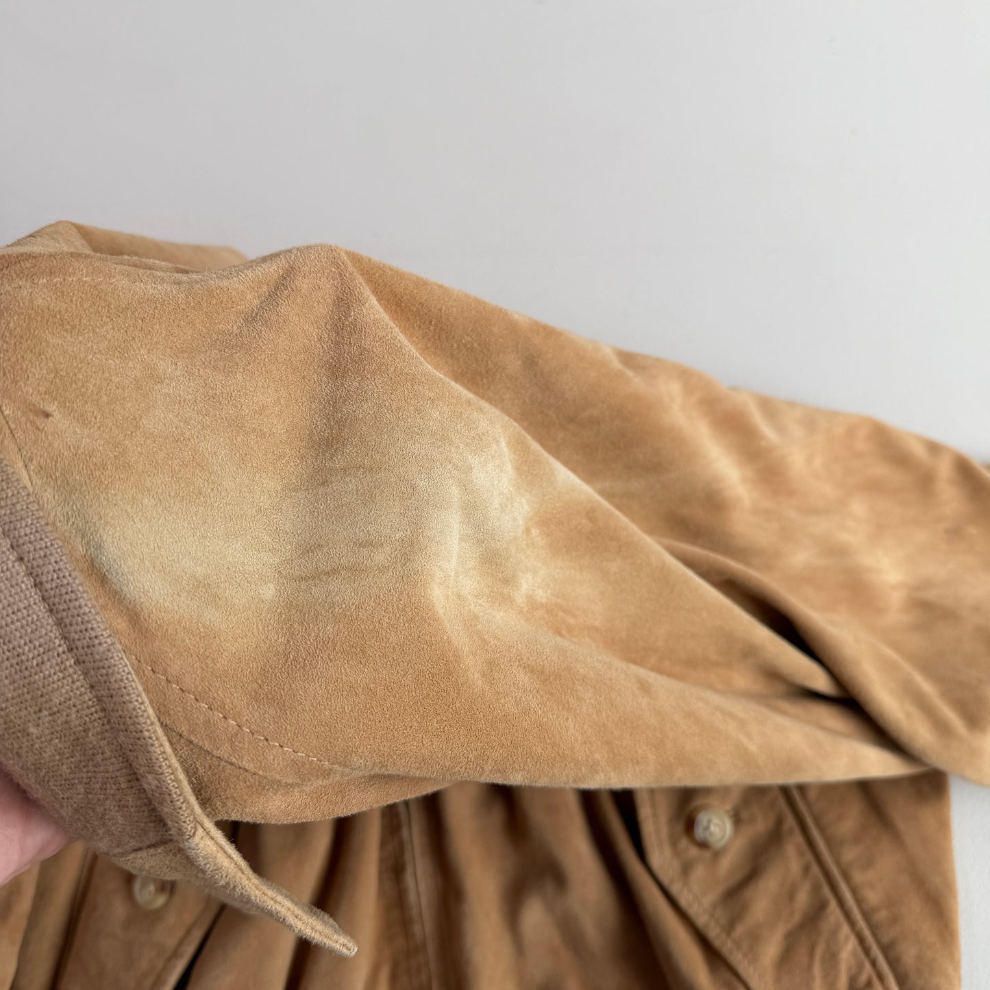 VNTG Polo Ralph Lauren (M) Western Glove Soft Suede Leather Jacket