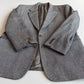 Valentino Uomo (44L) Wool Silk Herringbone Unvented Two Button Sport Coat