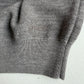 Brioni (50IT) Gray Wool Knit Collared Button Pullover Sweater