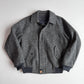VNTG Burberry (36 / M) Tweed Wool Gray Raglan Sleeve Jacket