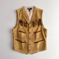 Polo Ralph Lauren (M) Deerskin Leather Fringe Western Vest