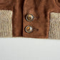 NWT Polo Ralph Lauren (M) Suede Alpaca/Wool Button Sweater