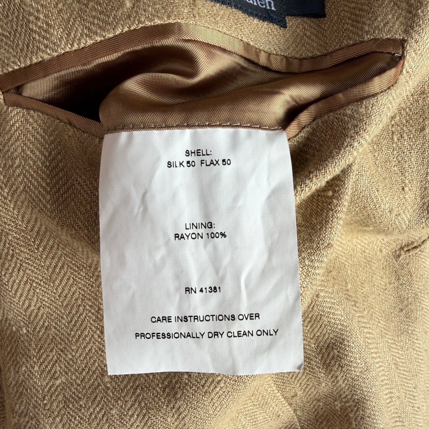 Polo Ralph Lauren (42R) Half-Norfolk Linen/Silk Slub Herringbone Sport Coat
