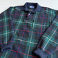 VNTG Polo Ralph Lauren (L) 100% Cashmere Tartan Plaid Collared Pullover Sweater