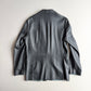 Dolce & Gabbana (50IT) Slate Blue/Teal Leather Single Button Sport Coat