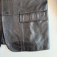 Ermenegildo Zegna (54/XL) Glove-Soft Leather Black Sports Coat