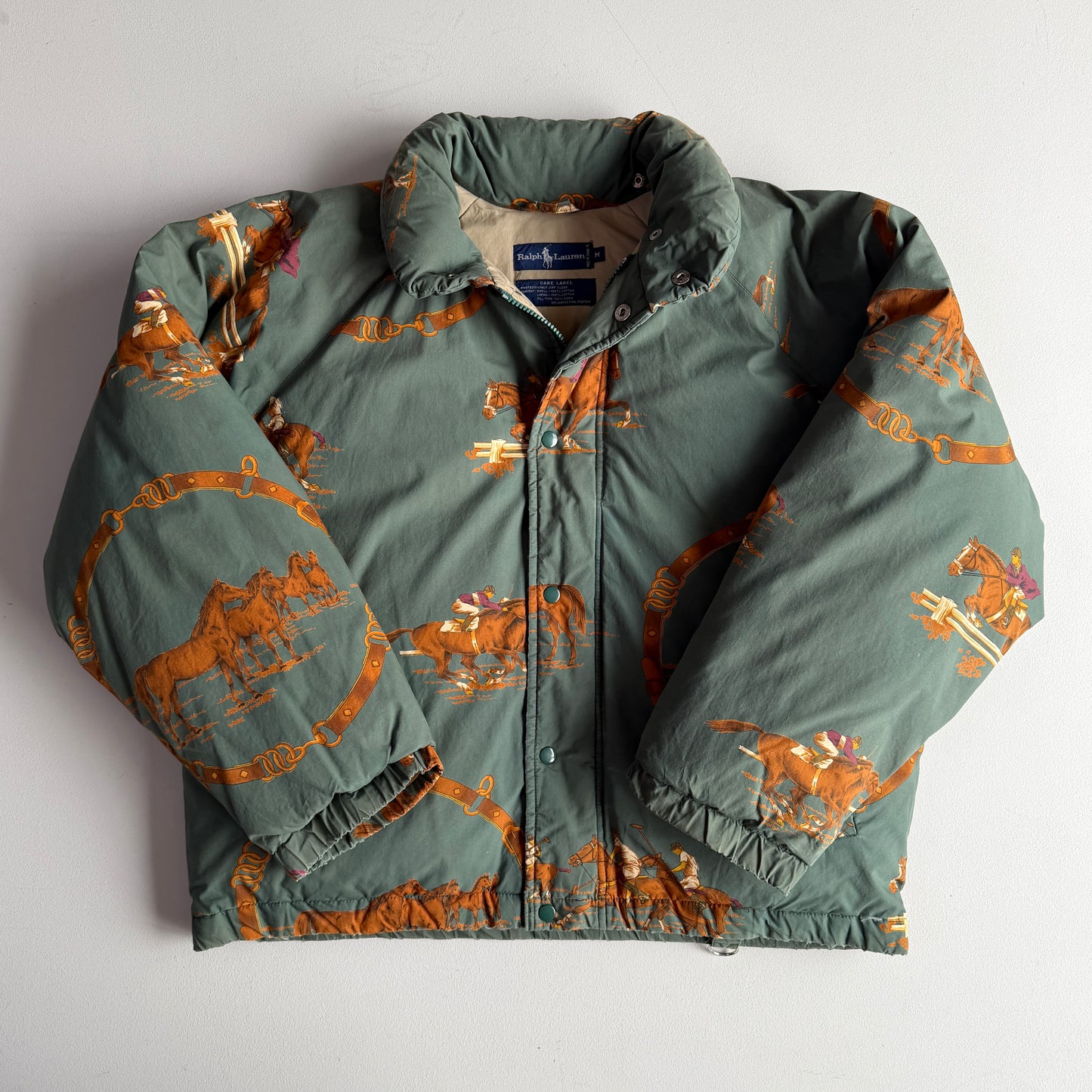 VNTG Ralph Lauren (M) Equestrian Down-Filled Puff Jacket