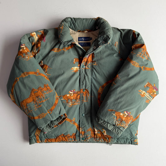 VNTG Ralph Lauren (M) Equestrian Down-Filled Puff Jacket