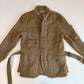 Polo Ralph Lauren (42L) Wool Tweed Olive Overcheck Field Belted Sport Jacket Coat