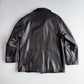 Giorgio Armani (42 /44) Black Glove Soft Lambskin Leather Coat