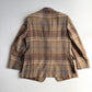 Polo Ralph Lauren (46L) Wool/Alpaca Tweed Blue/Purple Overcheck Sport Coat
