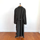 VNTG Giorgio Armani (38) Forest Green Wool/Cashmere Belted Balmacaan Overcoat