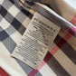 Burberry (54R) Black Poly/Cotton Gabardine Trench Coat