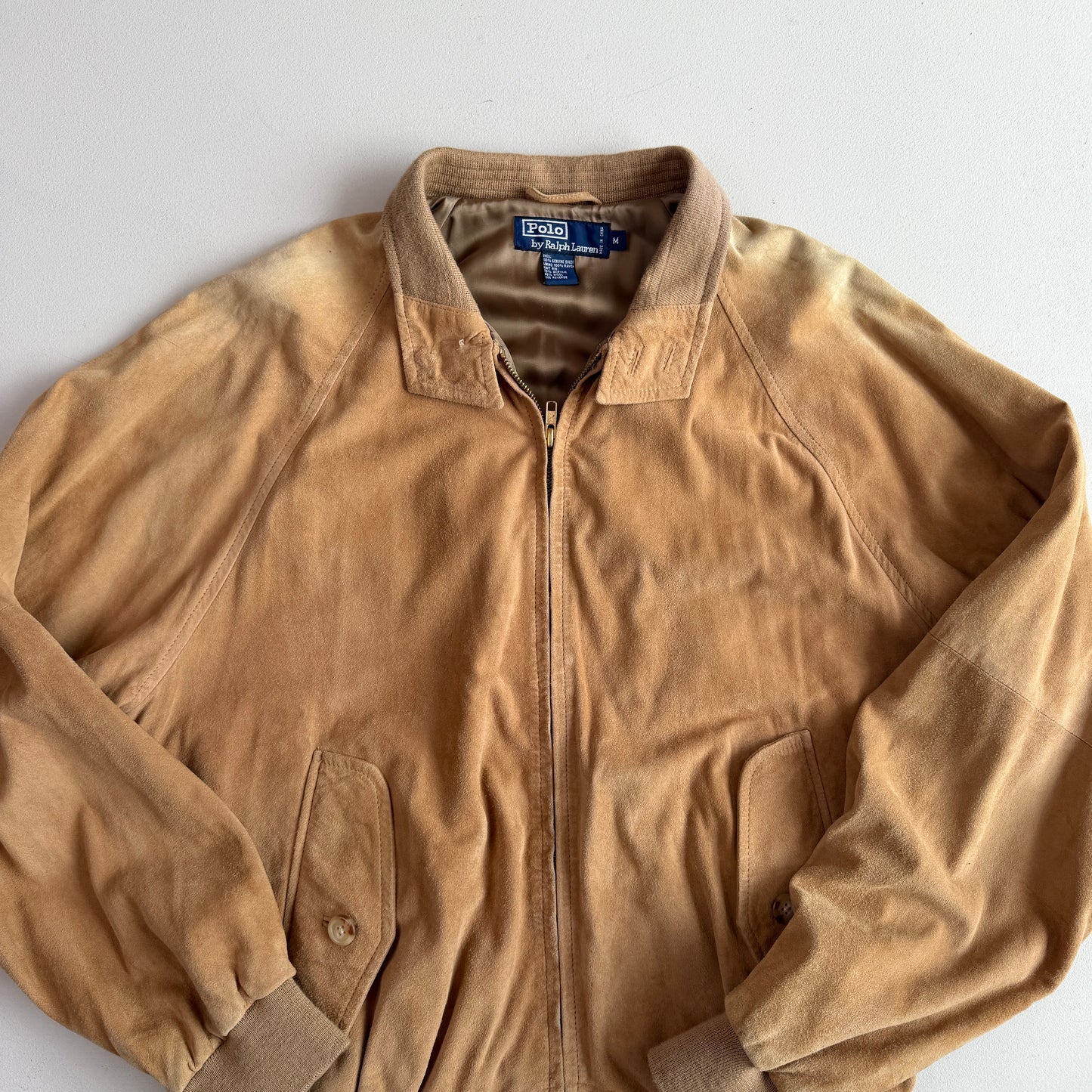VNTG Polo Ralph Lauren (M) Western Glove Soft Suede Leather Jacket