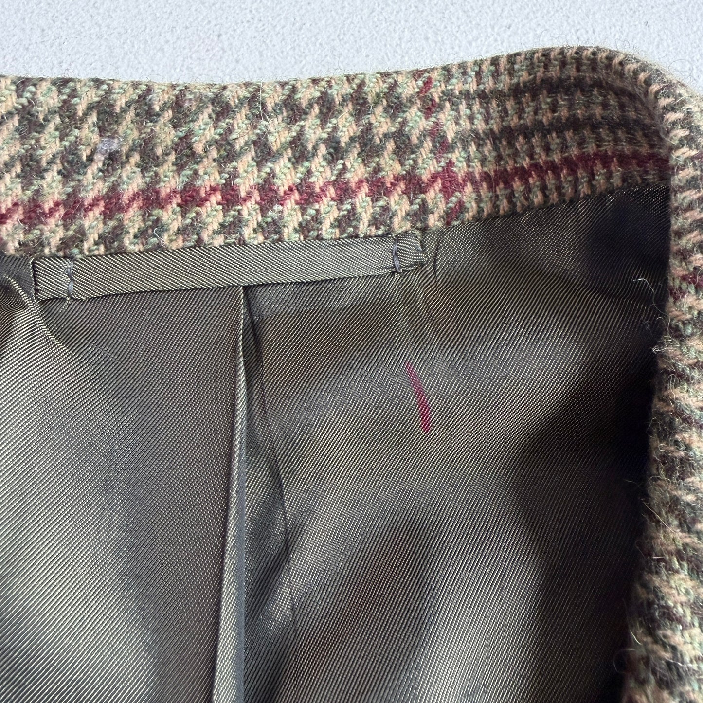 Ralph Lauren Purple Label (44L) 8x4 Cashmere Flannel Prince of Wales Coat