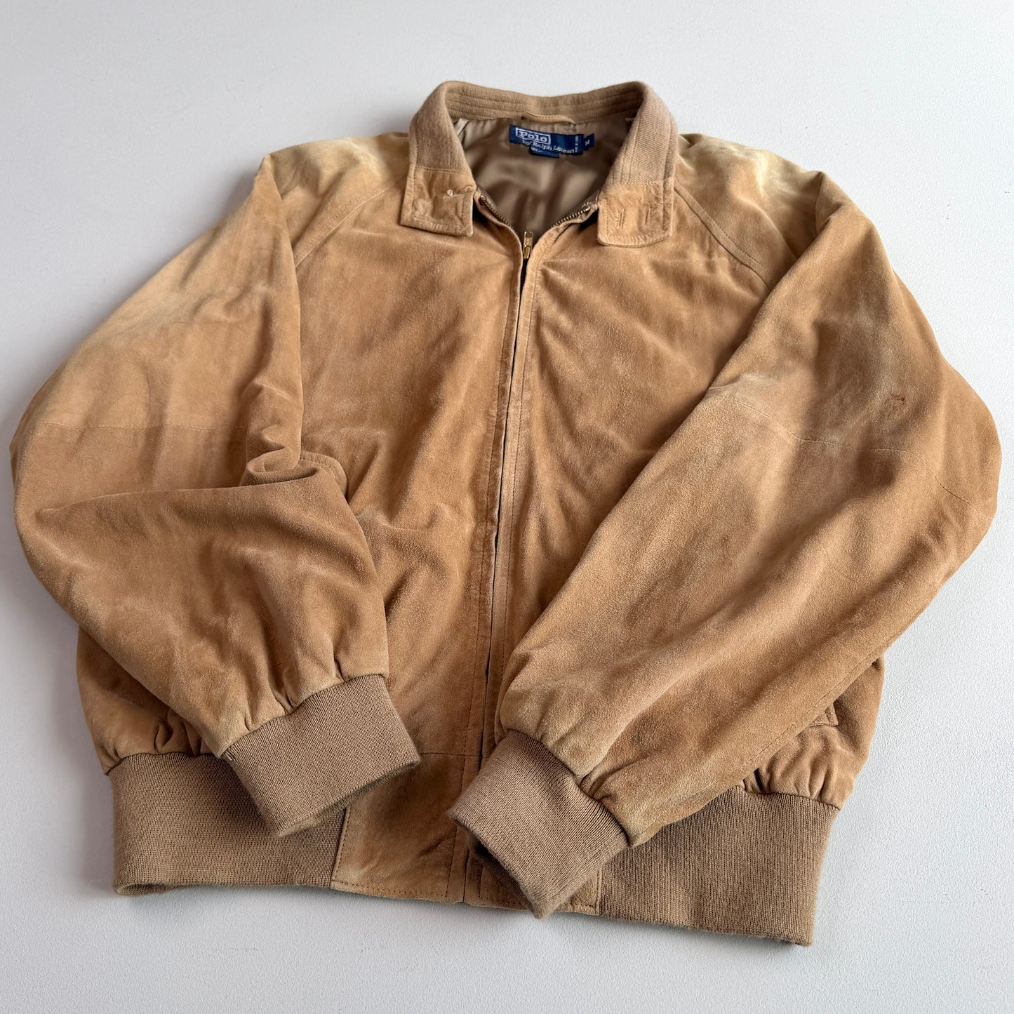 VNTG Polo Ralph Lauren (M) Western Glove Soft Suede Leather Jacket
