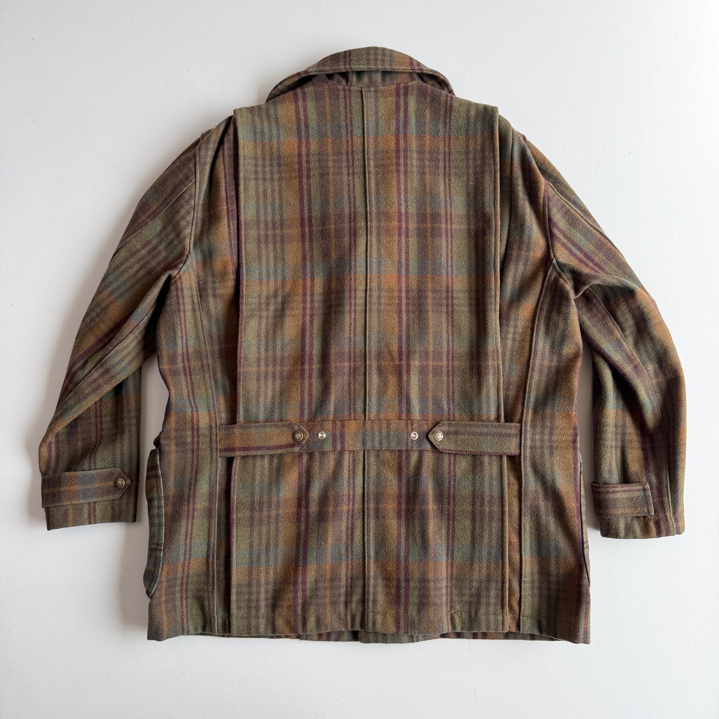 Filson (L) Yukon Wool Plaid Shooting Cruiser Mackinaw Coat
