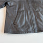 Polo Ralph Lauren (L) Black Glove Soft Leather Plaid Lined Jacket