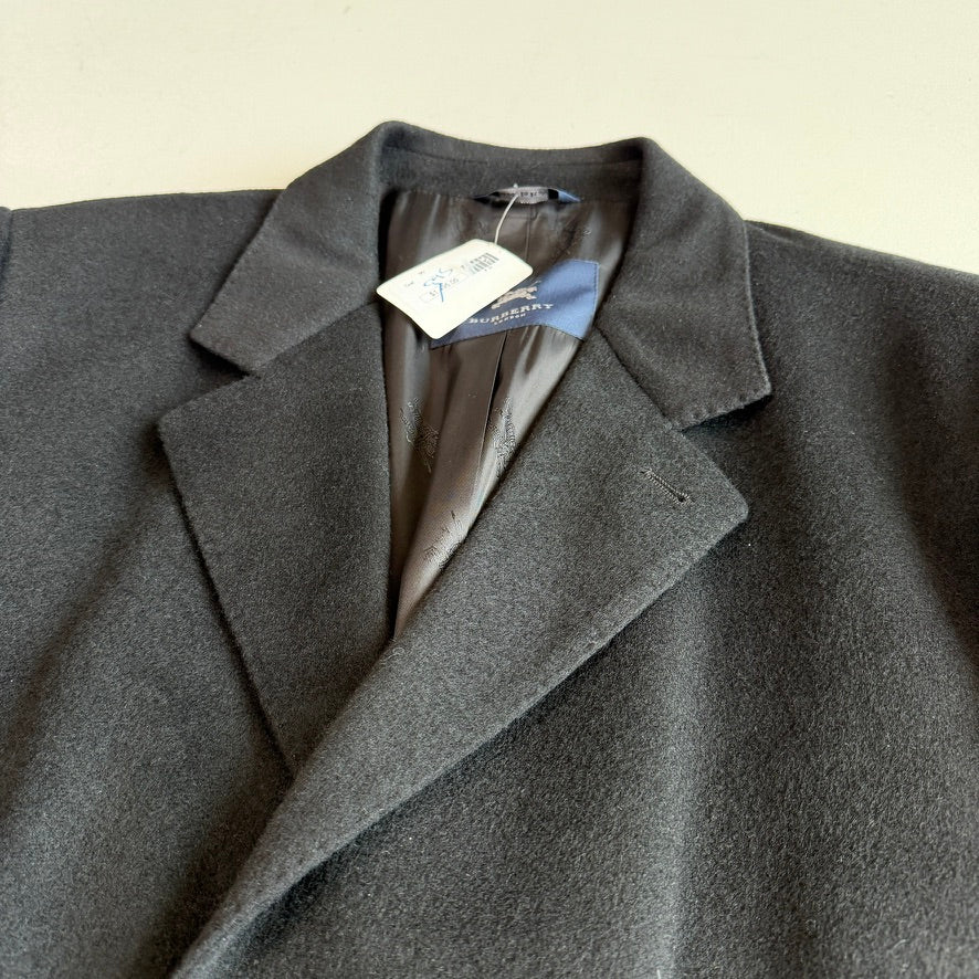 NWT Burberry (48L / 58L) 100% Cashmere Black Overcoat