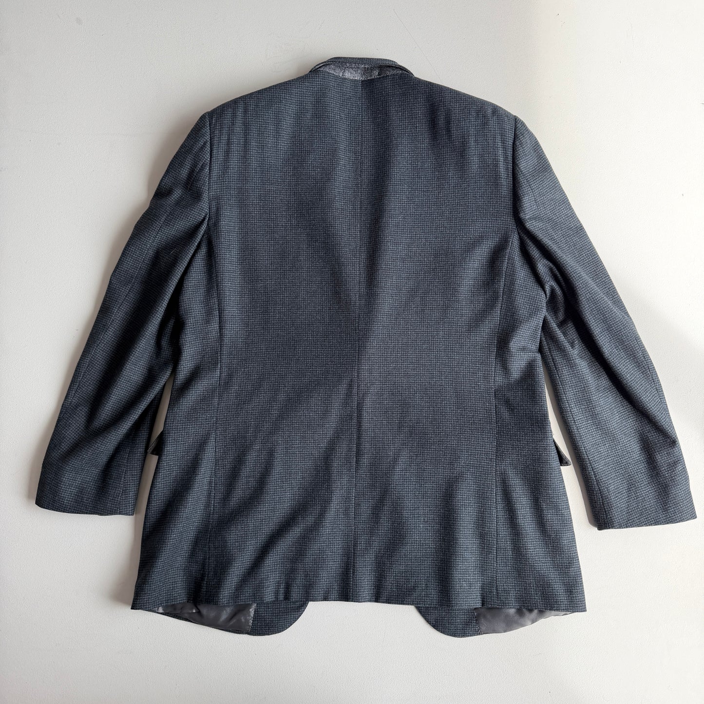 Ermenegildo Zegna (54L) "Mila" Trofeo Wool/Cashmere Micro-Check Brush Sport Coat