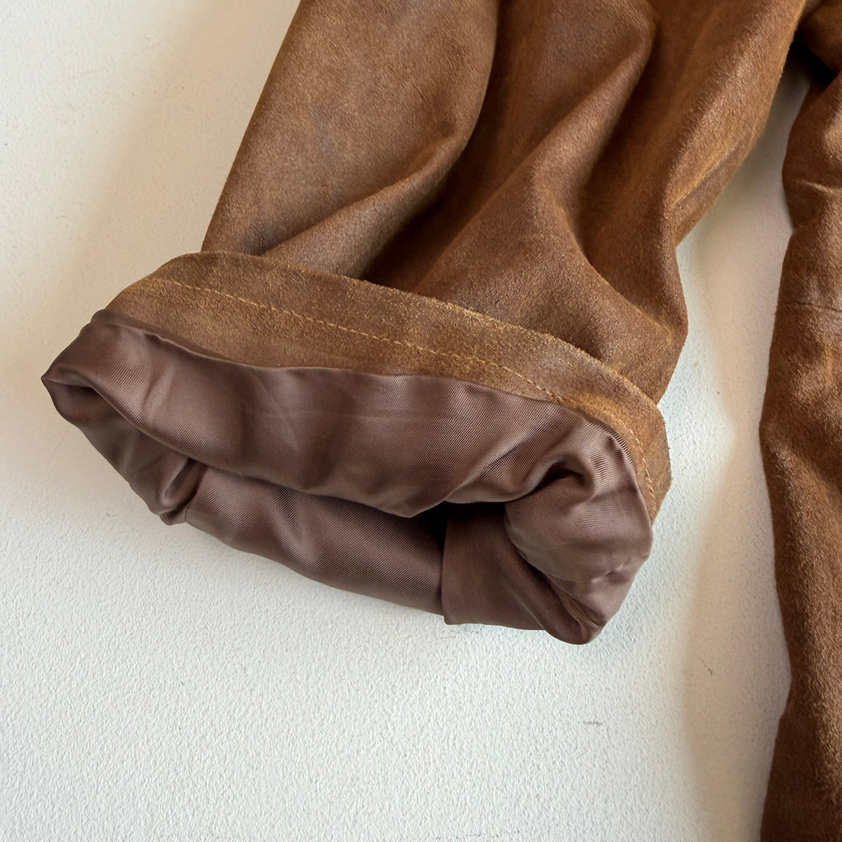 Polo Ralph Lauren (2XL) Leather Suede Half-Norfolk Tawny Field Jacket Coat