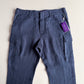 NWT Ralph Lauren Purple Label (36x32) Linen/Wool/Silk Herringbone Cargo Pants