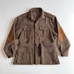 VNTG Polo Ralph Lauren (XL) Norfolk Wool Tweed Belted Melange Jacket Coat