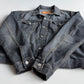 Gucci (52IT / L) Gray Faded Denim Type III Trucker Jacket