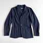 RRL Ralph Lauren (S) Indigo Brushed Cotton/Wool Herringbone Sport Coat