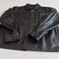 rag & bone (M) Glove-Soft Lamb Leather Snap Black Overshirt Jacket