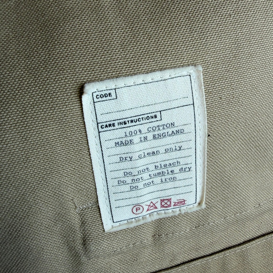 Private White VC / Drake's Collab (6 / XL) Khaki Cotton Workwear Jacket
