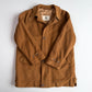Burberry (L) 100% Cashmere Raglan Tawny Brown Balmacaan Coat