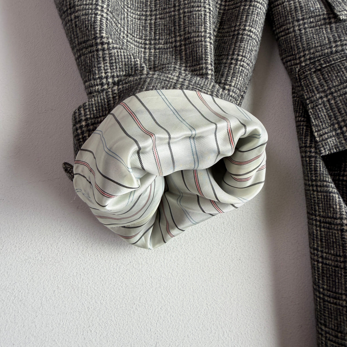 VNTG Polo Ralph Lauren (42R - 34x30) Wool Flannel Glen Check Three-Piece Suit