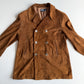 Polo Ralph Lauren (XL) Double Breasted Suede Leather Tawny Brown Coat