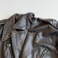 MINT! Polo Ralph Lauren (L) Bronze Leather Horizontal Zip Motorcycle Jacket