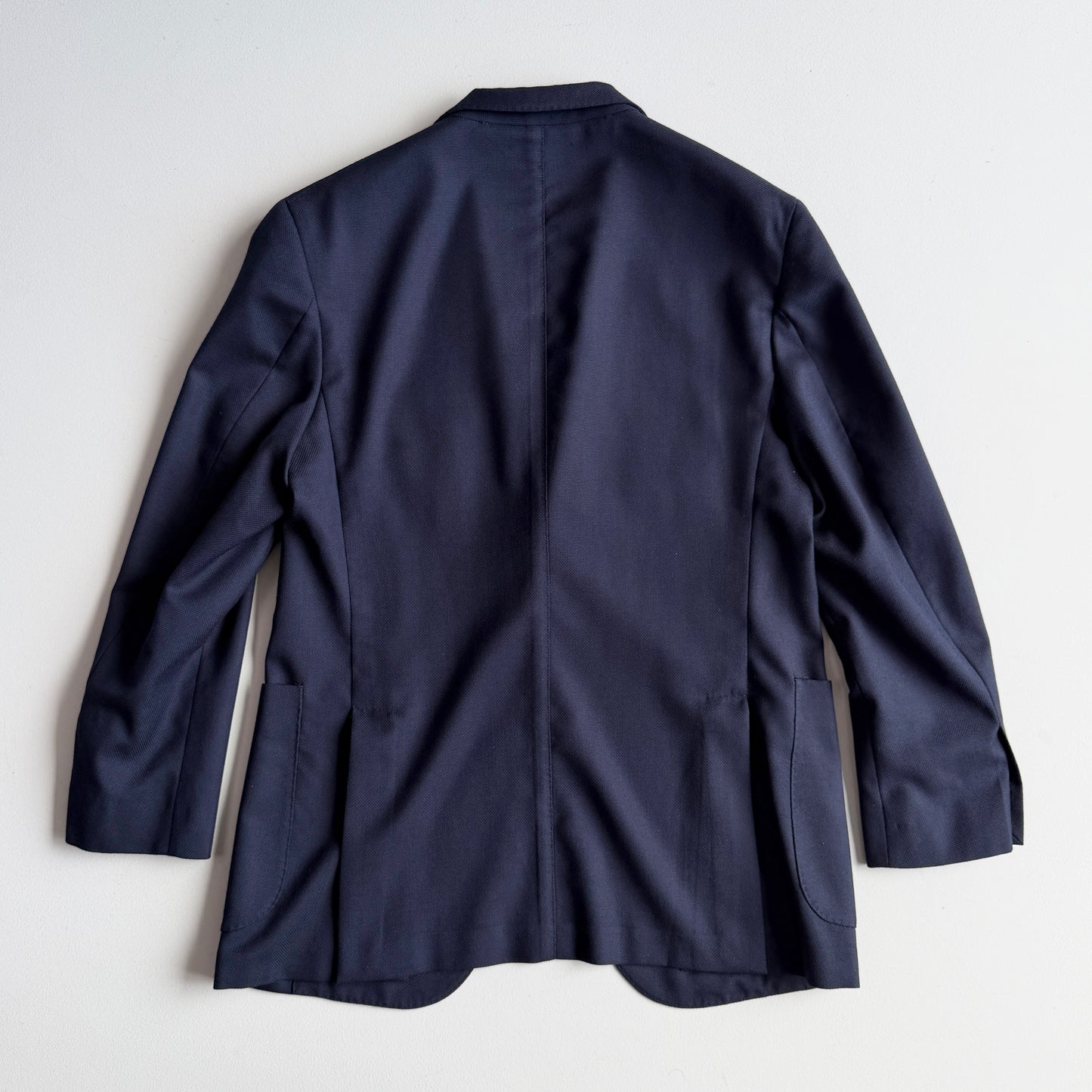 Boglioli (50 IT) Navy Blue 100% Wool Unstructured 3-2 Roll K Jacket Sport Coat