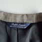 VNTG Ralph Lauren Pre-Purple Label (44L) 100% Linen Spalla Camicia Sport Coat