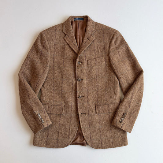 Polo Ralph Lauren (40R) Wool/Alpaca 4-Button Tweed Over Check Sport Coat