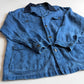 VNTG Polo Ralph Lauren (L) 100% Linen "bleu de travail" Indigo Chore Workwear Coat