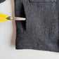 Burberry (48IT) 100% Wool Tweed Charcoal Military Button Jacket