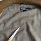Polo Ralph Lauren (XL) Mustard Brown Suede Leather Button Bomber Jacket
