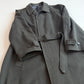 VNTG Giorgio Armani (38) Forest Green Wool/Cashmere Belted Balmacaan Overcoat