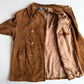 Polo Ralph Lauren (XL) Double Breasted Suede Leather Tawny Brown Coat